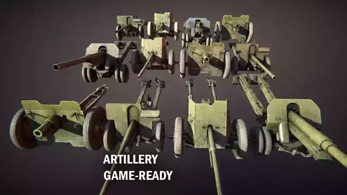 Artillery russian cannon