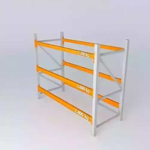 porta palete 2m completo