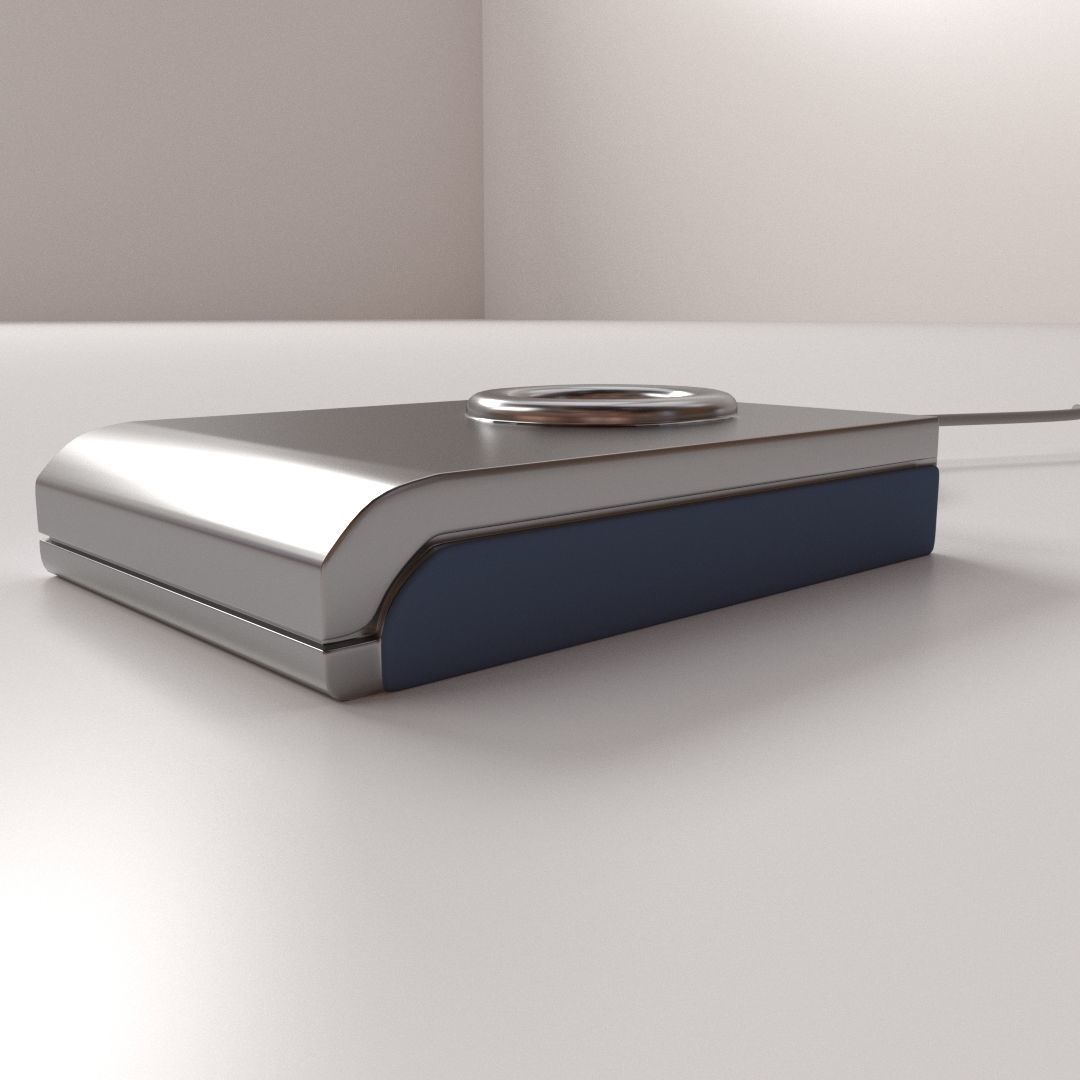 Fingerprint Sensor 3D model_2