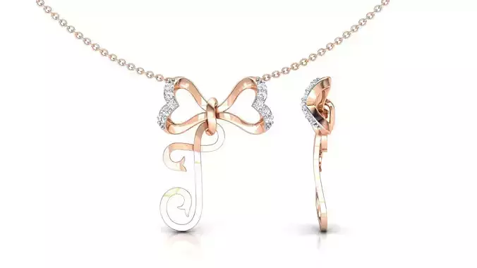 Alphabet -J- Pendant