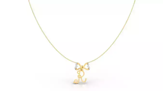 Alphabet -R- Pendant