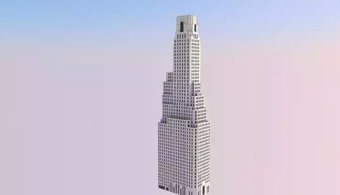 One Wall Street 3D print model