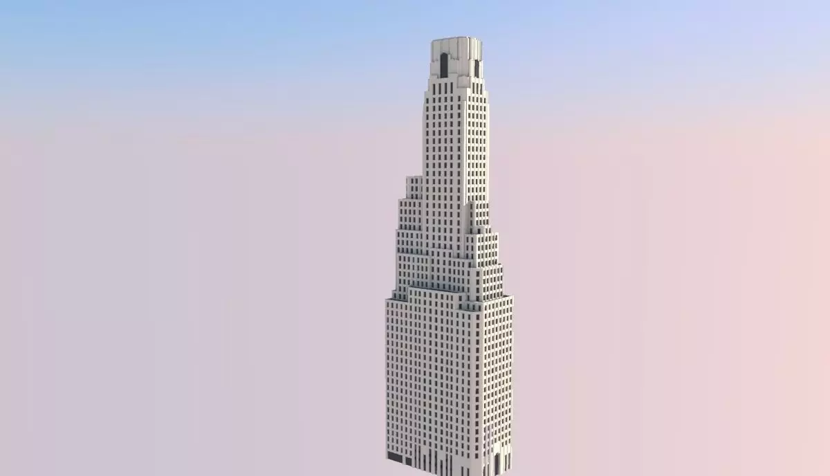 One Wall Street 3D print model_0