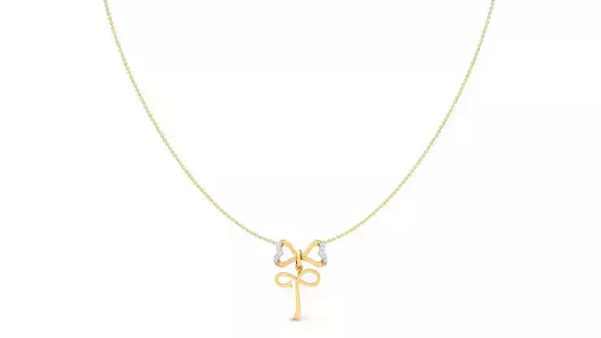 Alphabet -T- Pendant