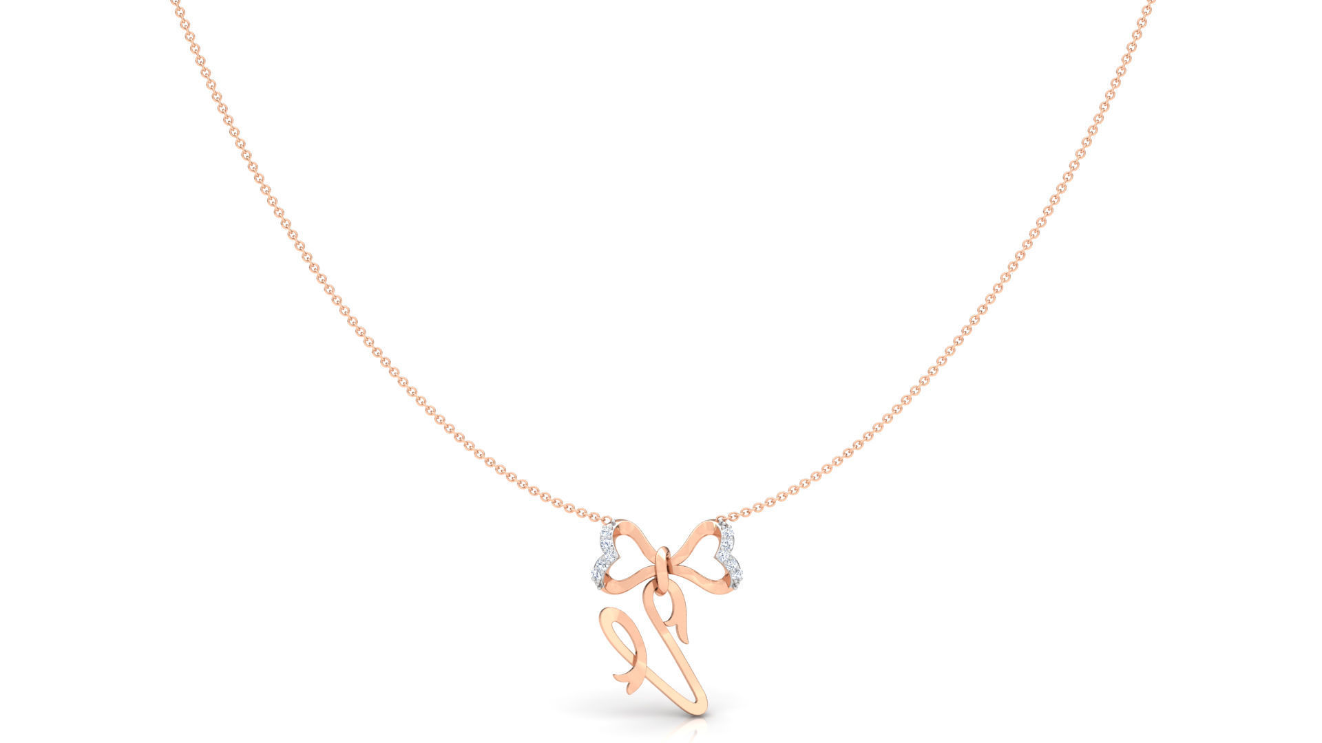 Alphabet -V- Pendant 3D print model_2