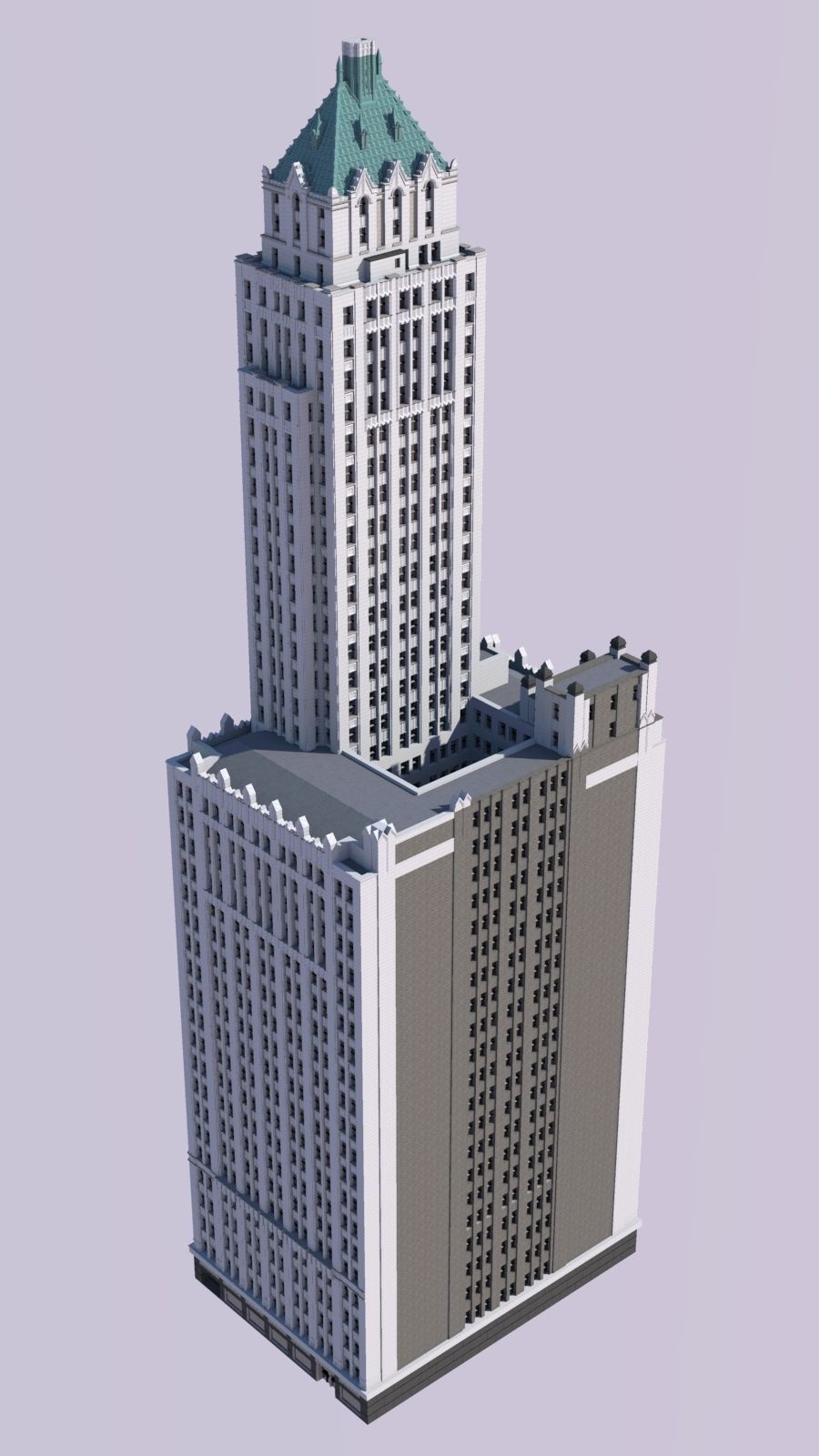 Pittsfield Building 3D print model_2