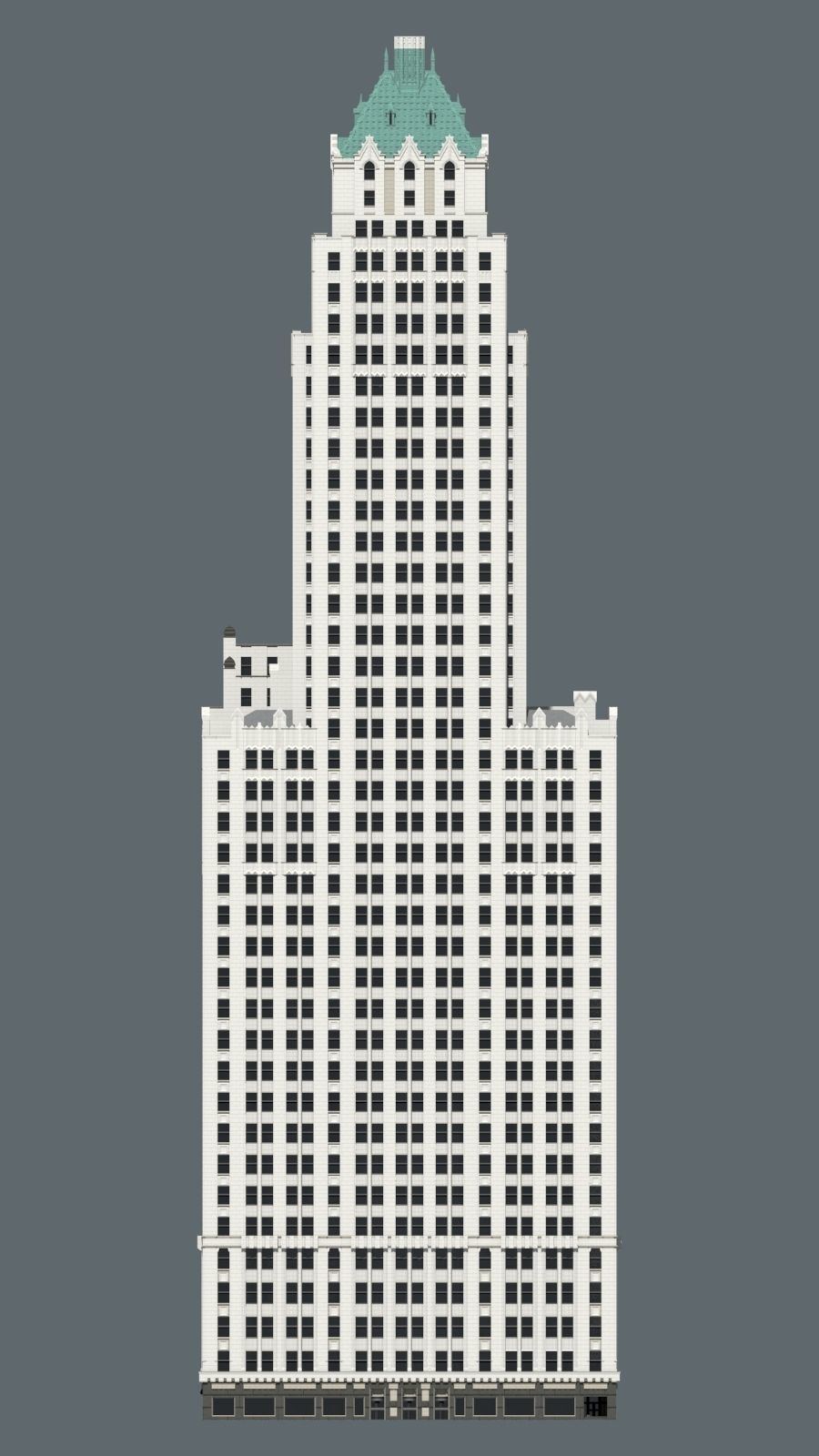 Pittsfield Building 3D print model_3