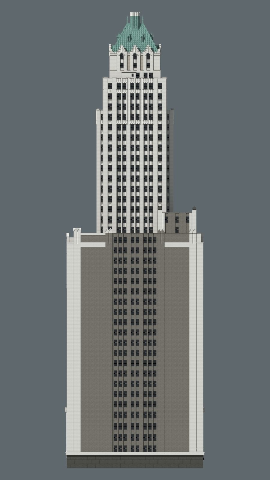 Pittsfield Building 3D print model_5