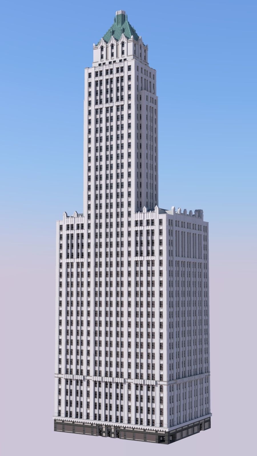 Pittsfield Building 3D print model_1