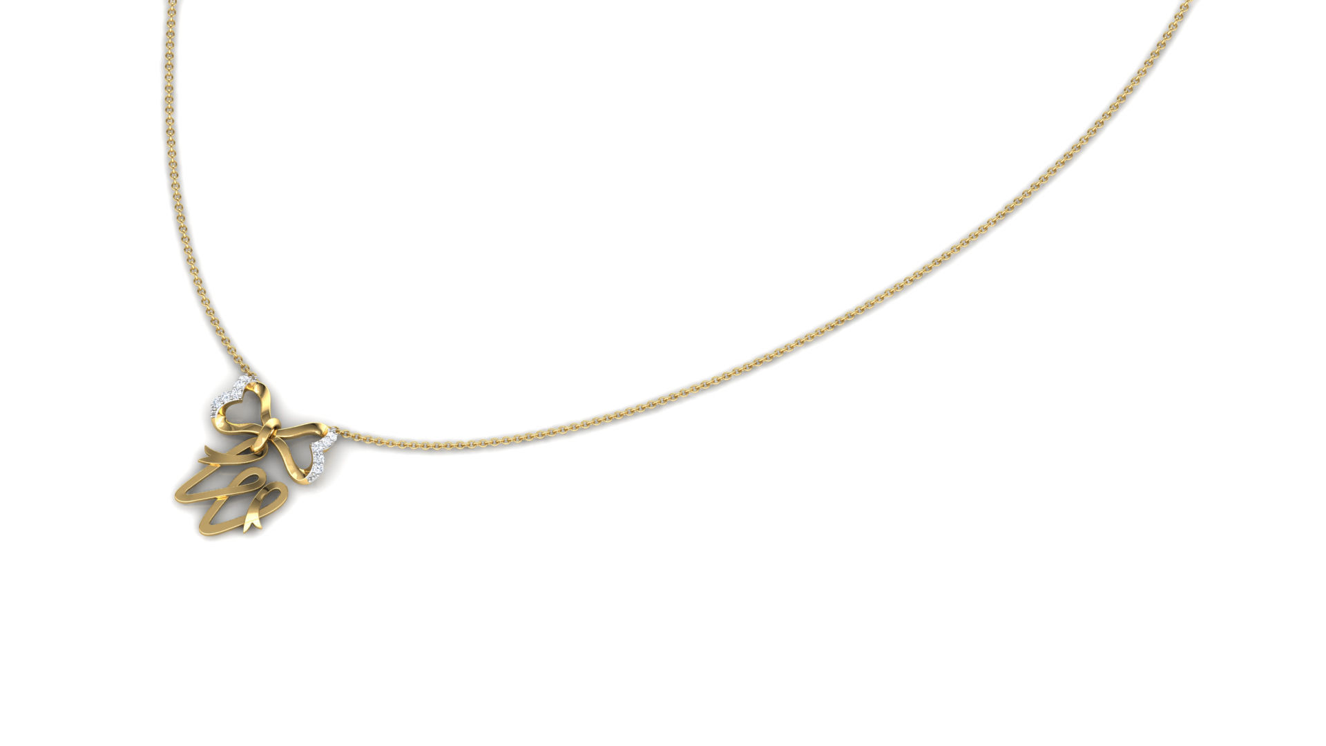 Alphabet -W- Pendant 3D print model_7