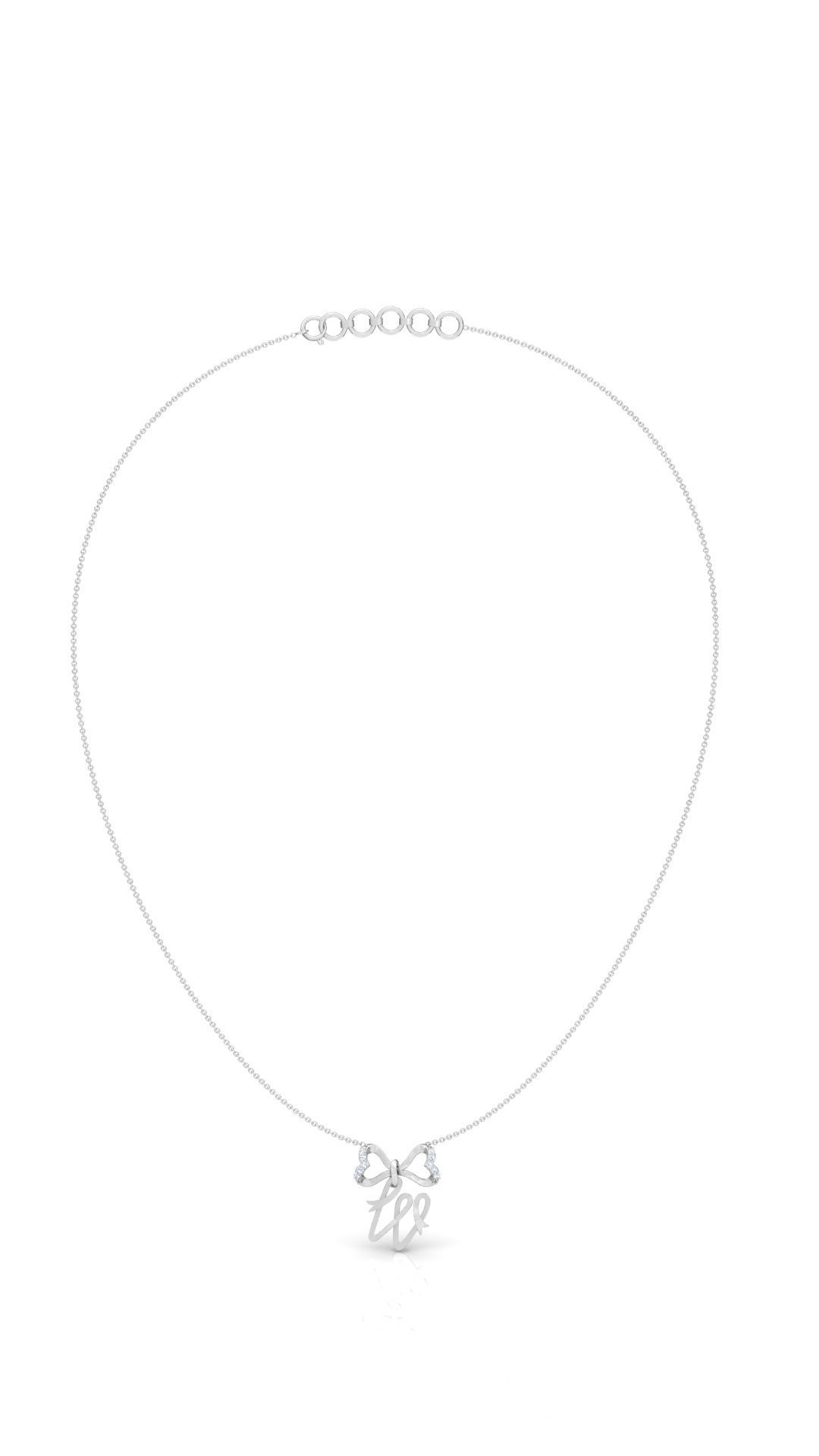 Alphabet -W- Pendant 3D print model_11