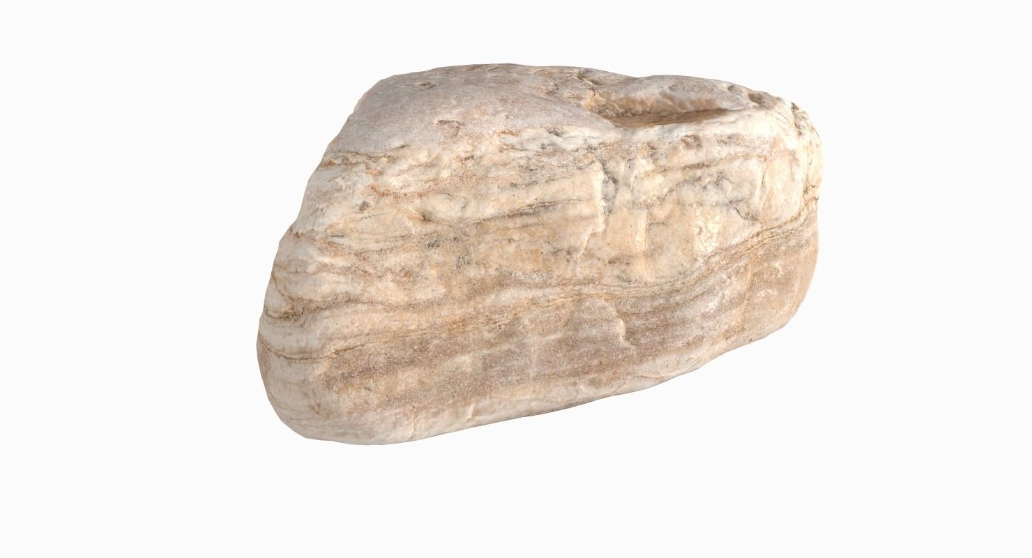 Sedimentary rock 3D model_1