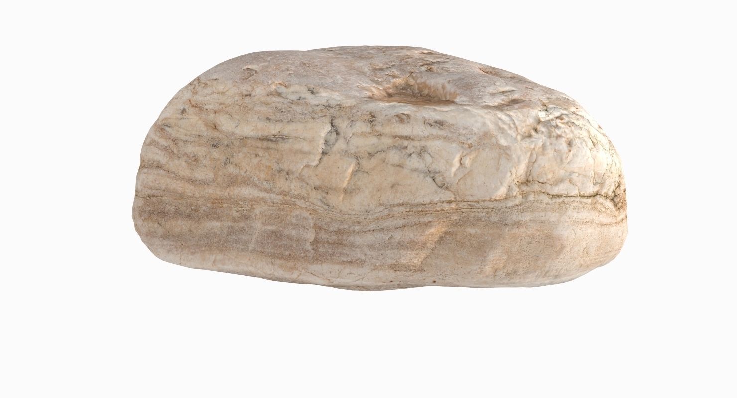 Sedimentary rock 3D model_2