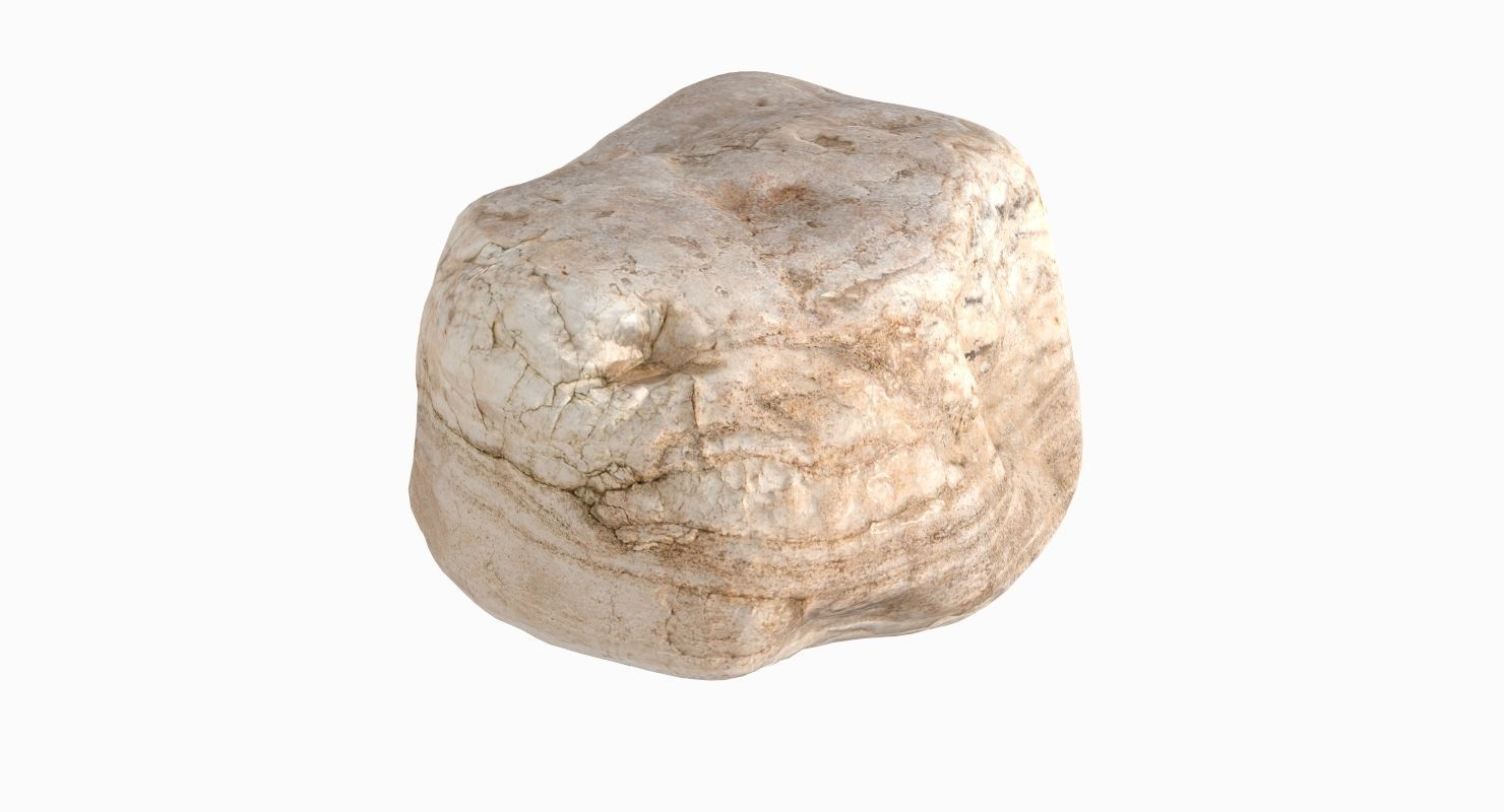 Sedimentary rock 3D model_4