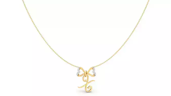 Alphabet -X- Pendant