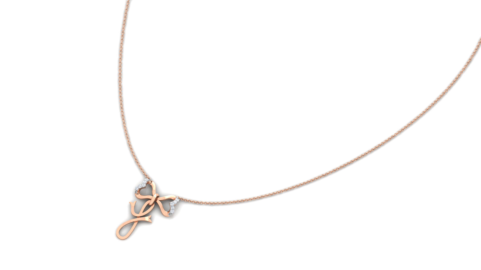 Alphabet -Y- Pendant 3D print model_13