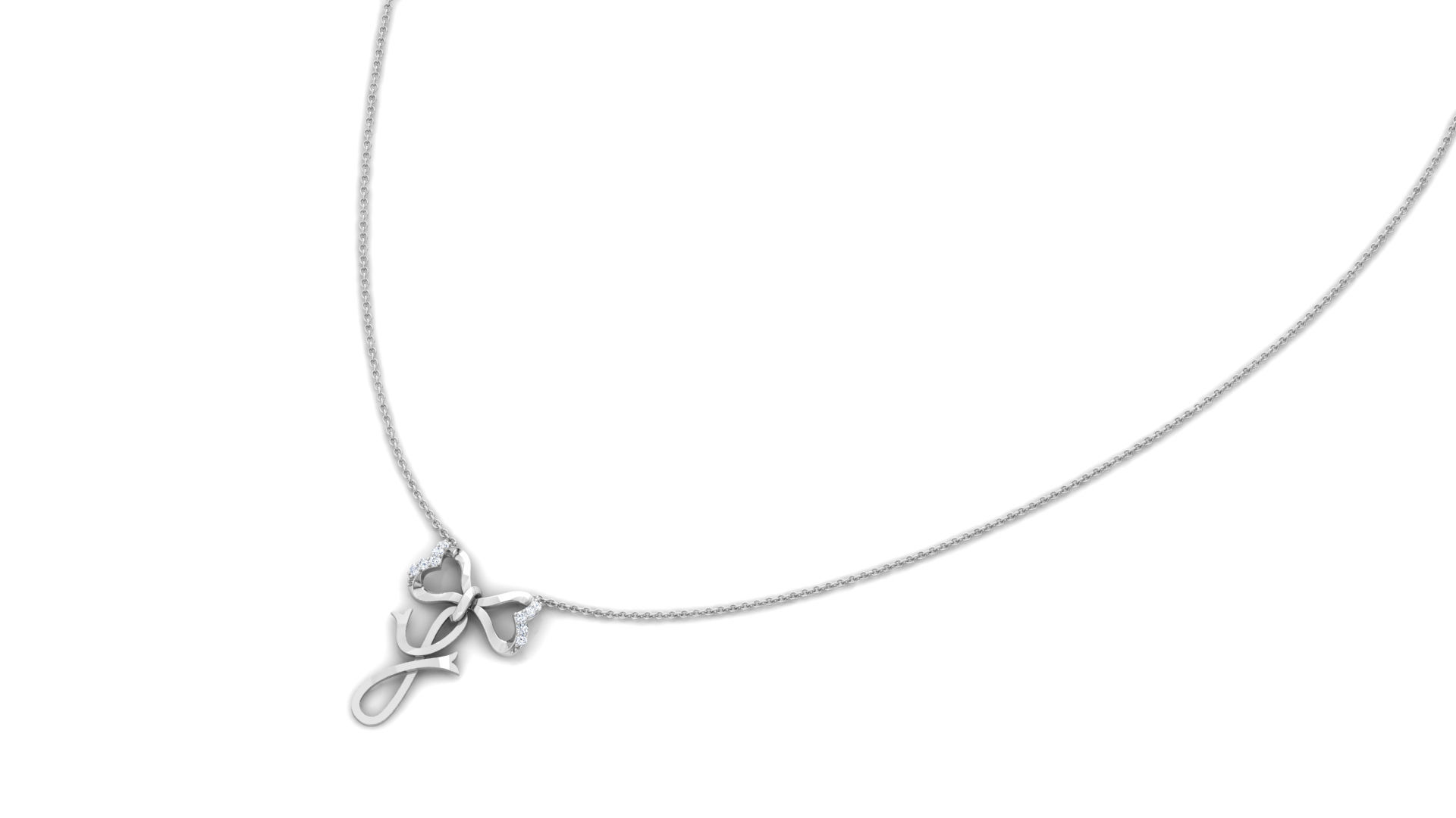 Alphabet -Y- Pendant 3D print model_10