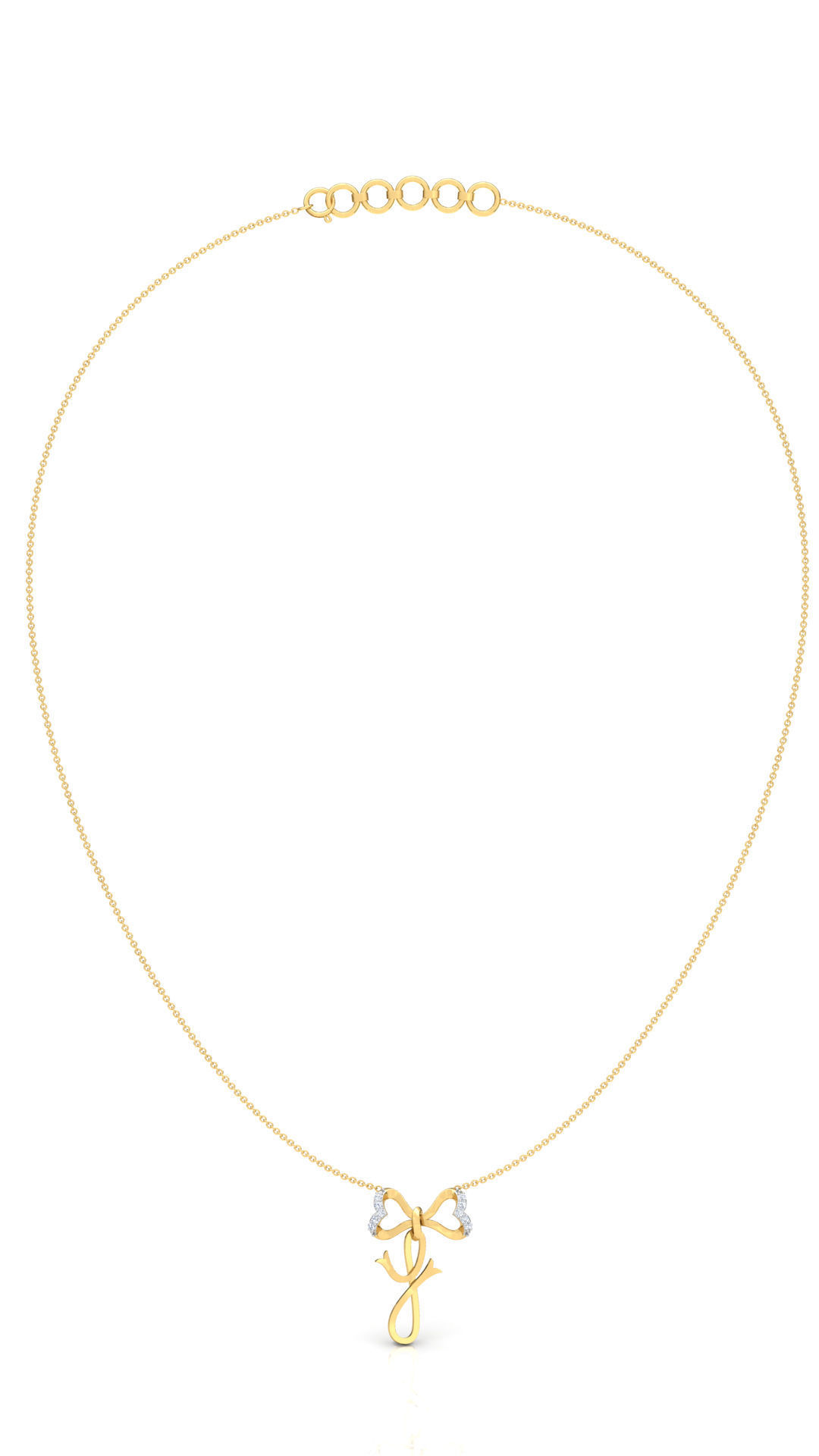 Alphabet -Y- Pendant 3D print model_8