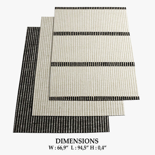 Rapallo Rugs 232 3D model
