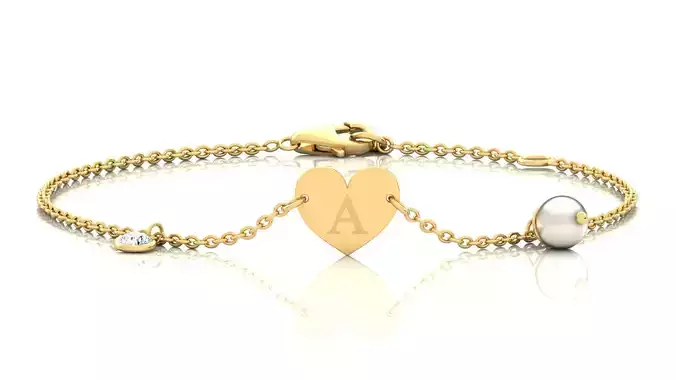 Alphabet -A- Bracelet