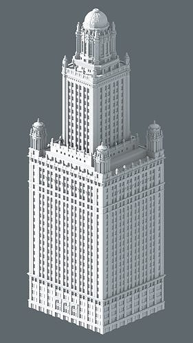 Jewelers Building 3D print model 5