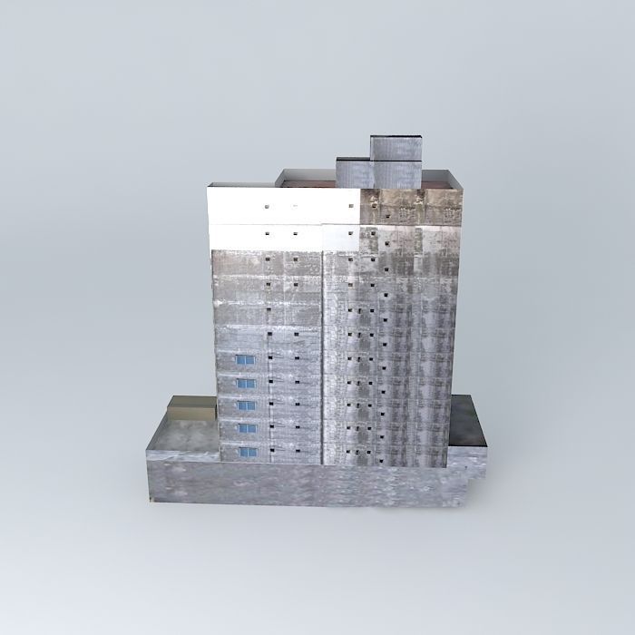 Ex Chase Manhattan Bank de Rosario Free 3D model_2