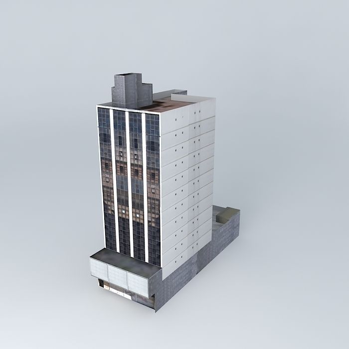 Ex Chase Manhattan Bank de Rosario Free 3D model_1