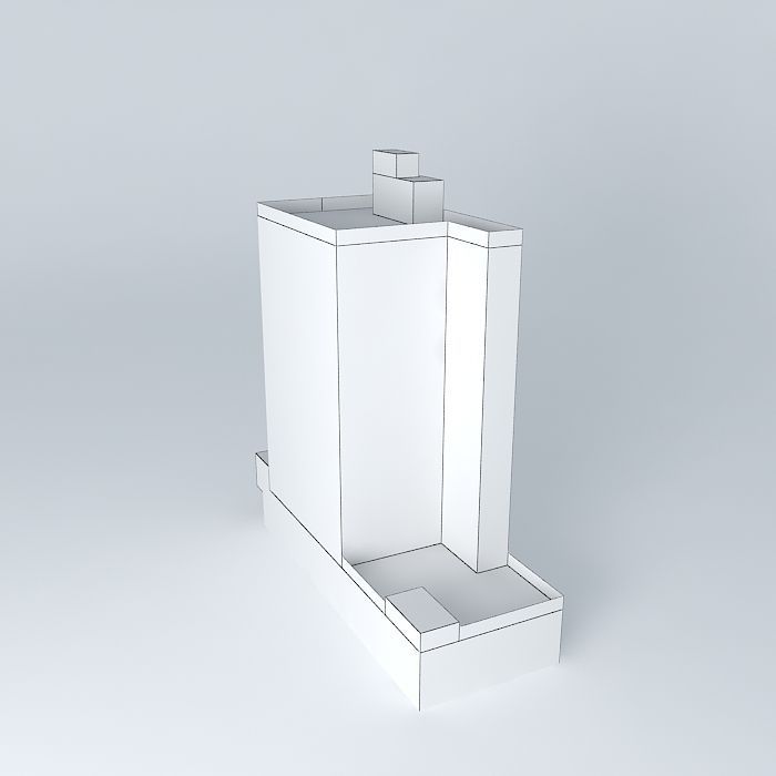 Ex Chase Manhattan Bank de Rosario Free 3D model_3