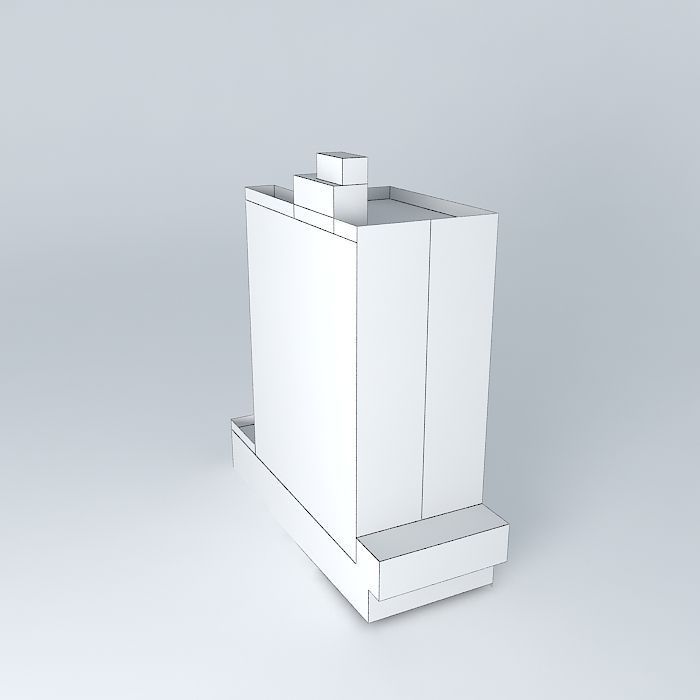 Ex Chase Manhattan Bank de Rosario Free 3D model_4