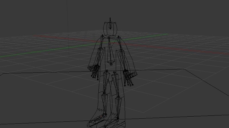 Stickman  Low-poly 3D model_15