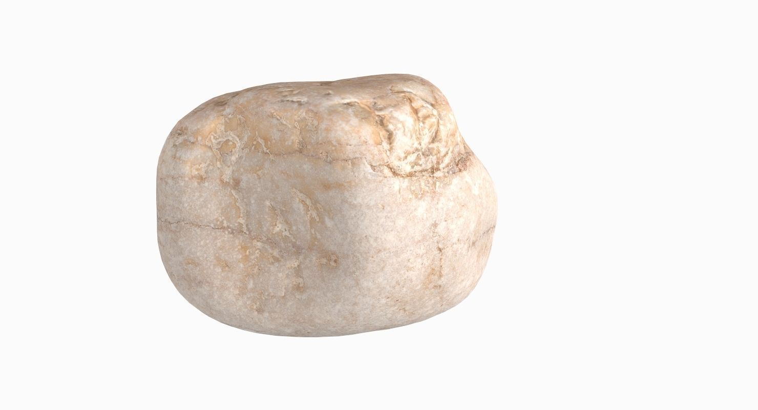 Square shaped sedimentary rock 3D model_6