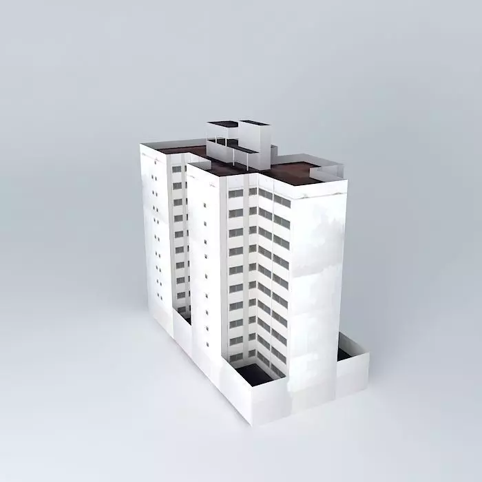 1231 Santa Fe Building Free 3D model_0