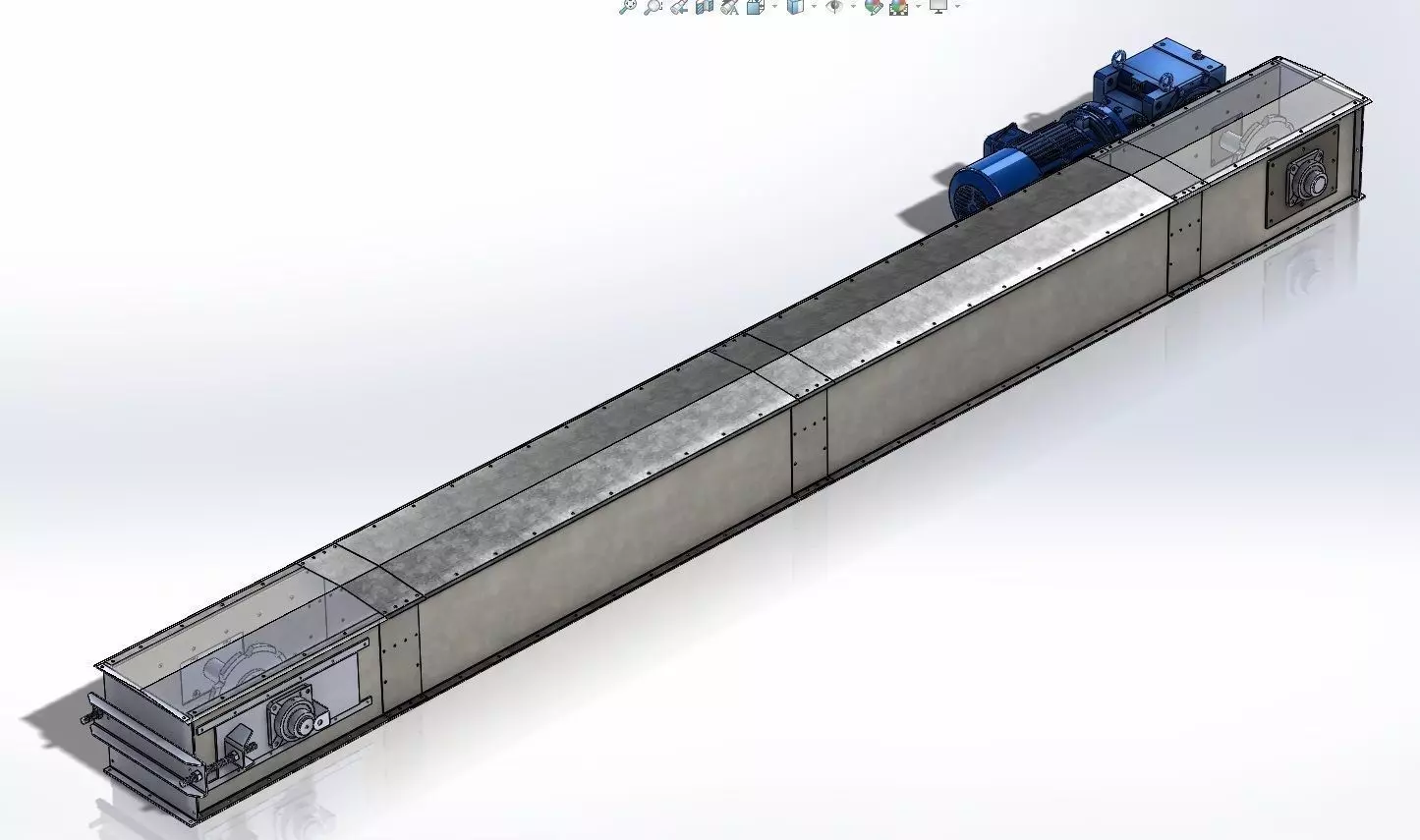 Chain Conveyor 150t 3D model
