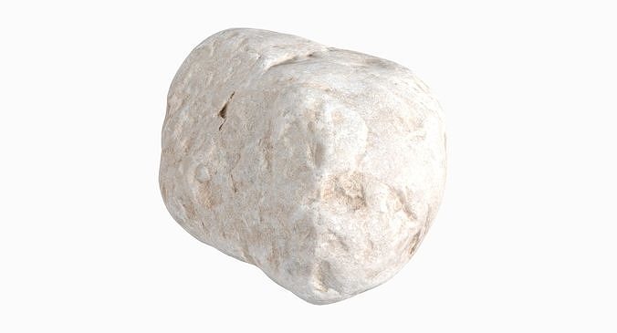 Eroded Granite Rock 3D model