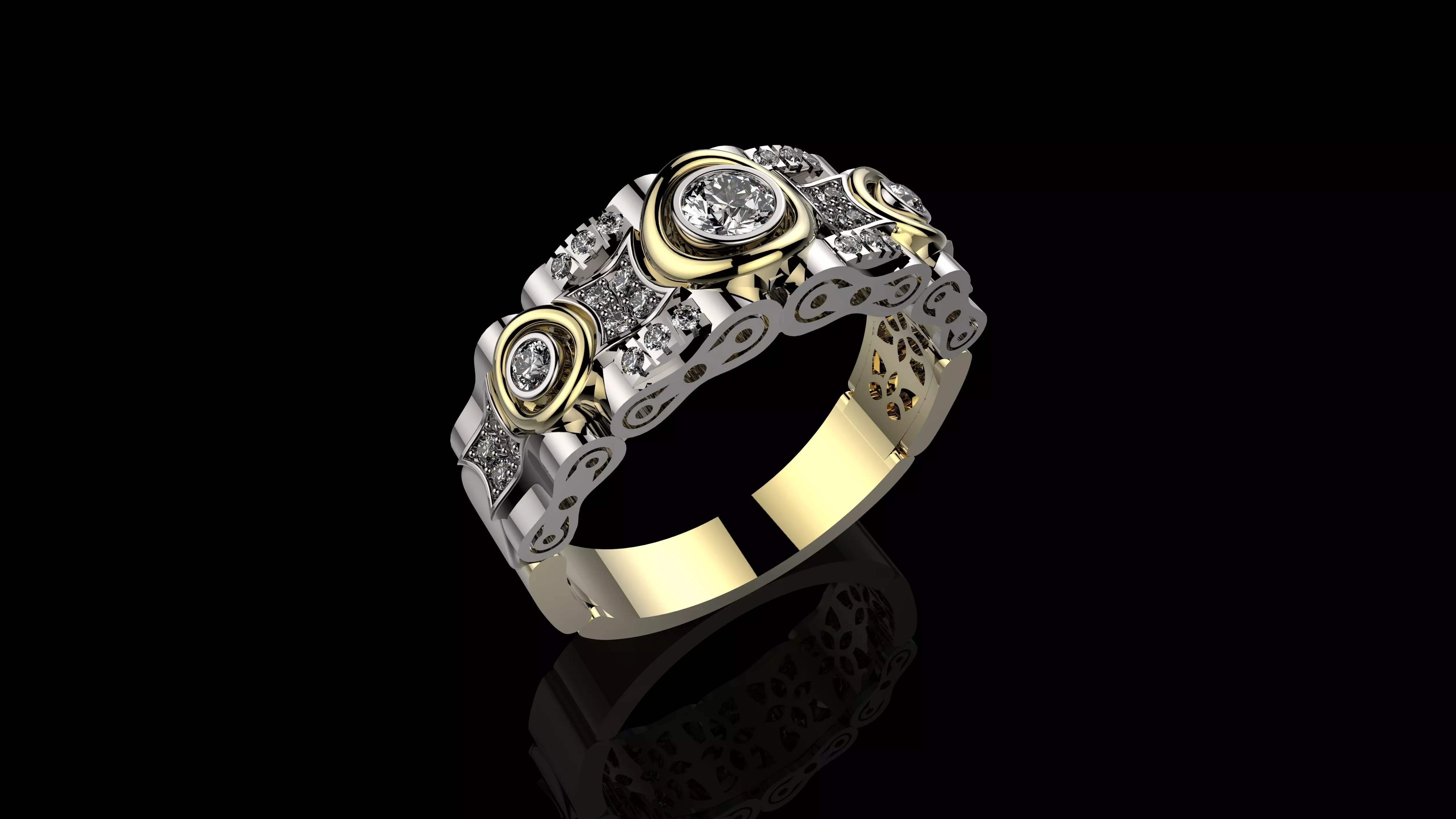 RINGS FOR MEN n4 3D print model