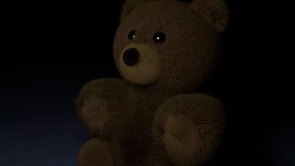 3d model of teddy bear  3D model_0