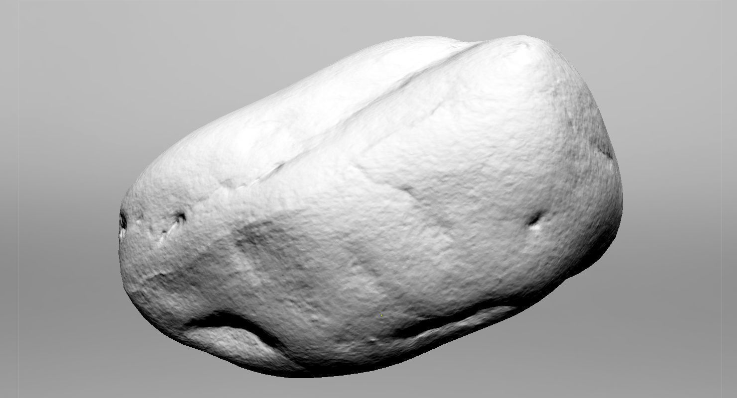 Generic Granite Rock 3D model_15