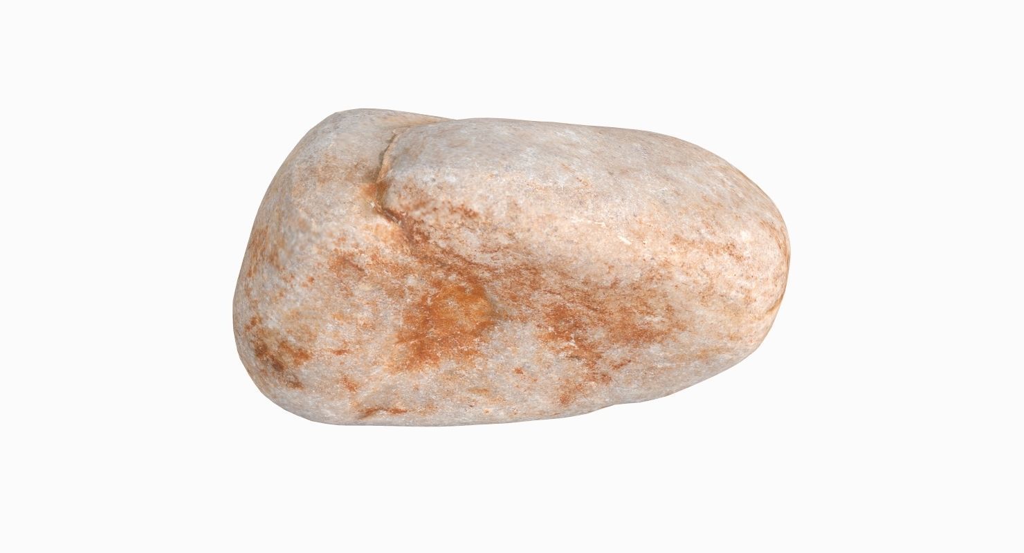 Generic Granite Rock 3D model_7