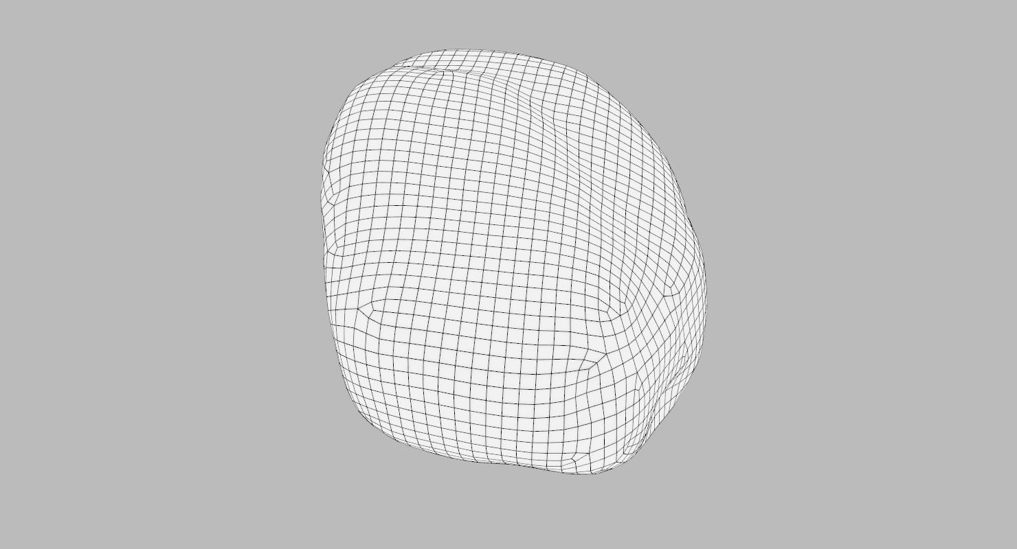 Generic Granite Rock 3D model_22