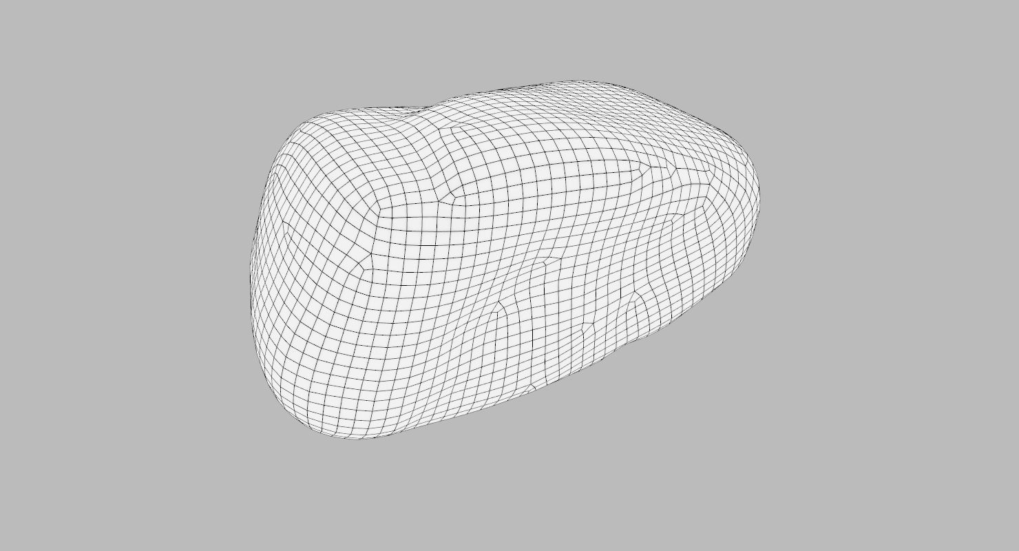 Generic Granite Rock 3D model_20