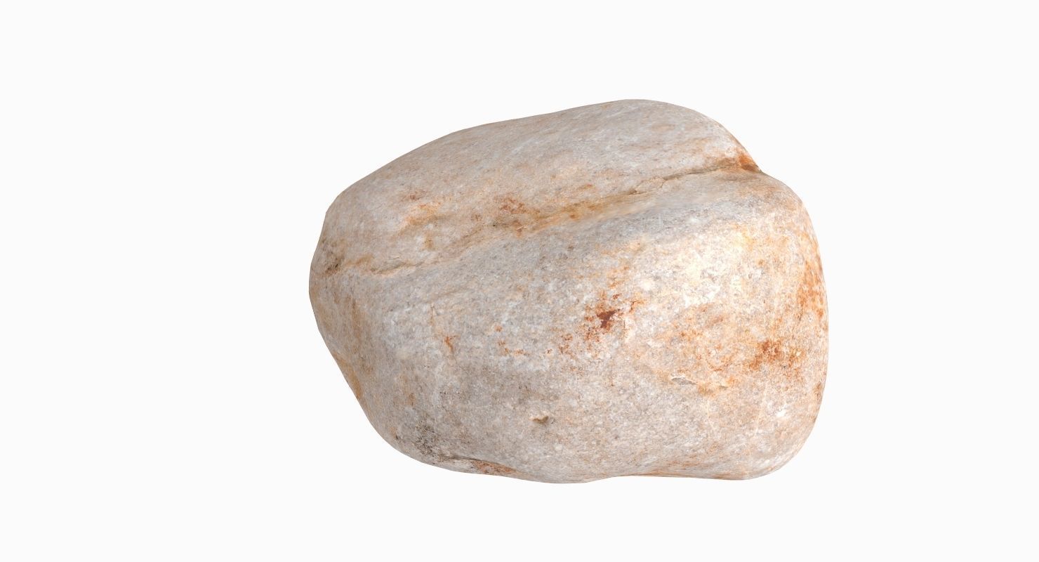 Generic Granite Rock 3D model_4