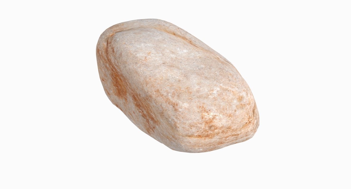 Generic Granite Rock 3D model_8