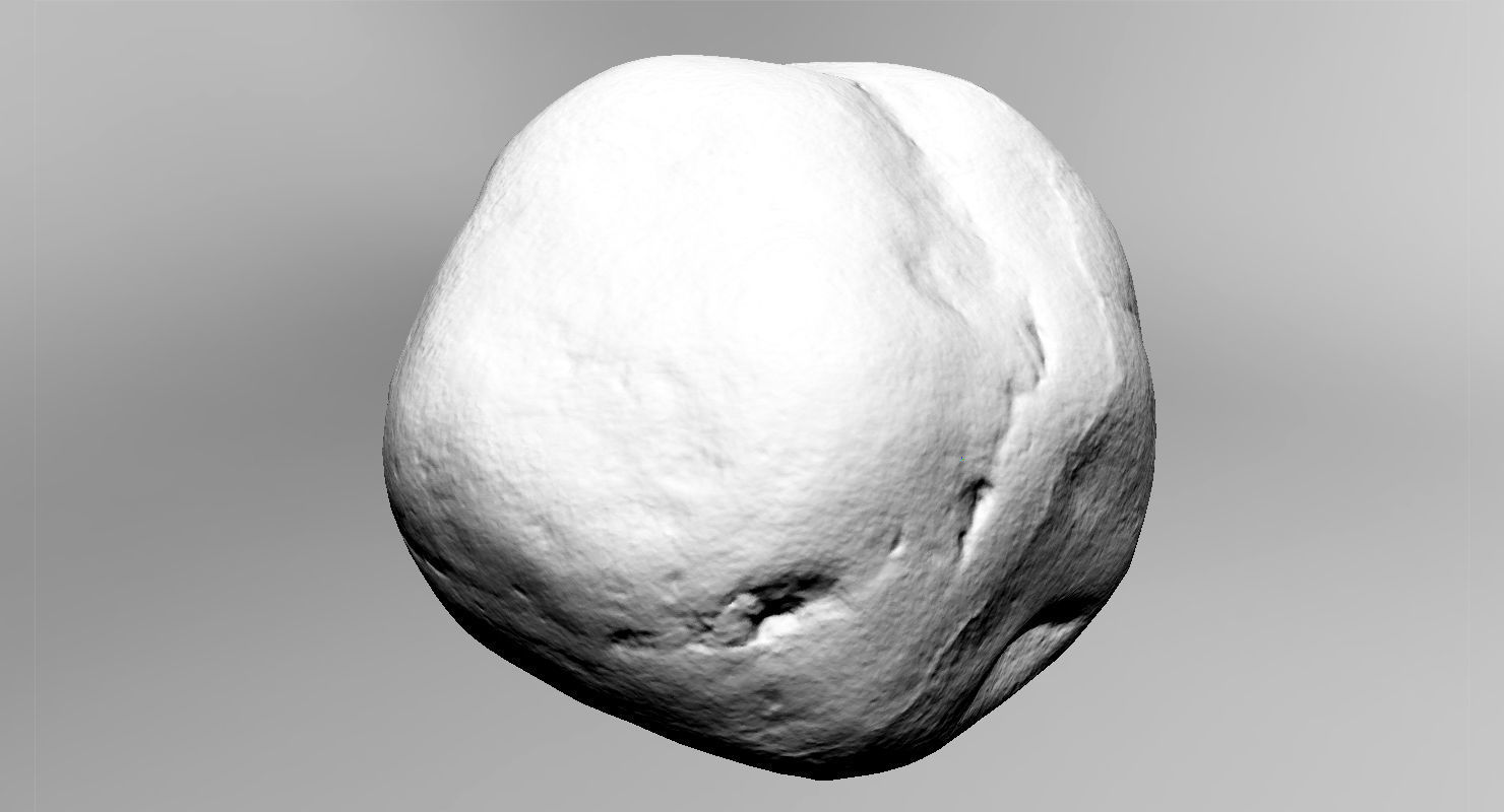 Generic Granite Rock 3D model_13