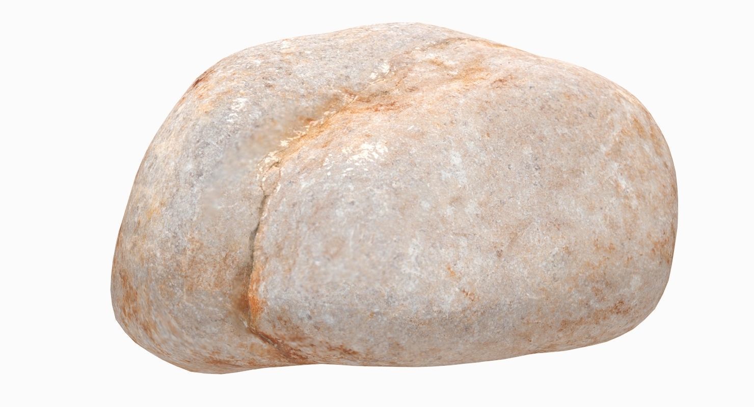 Generic Granite Rock 3D model_9