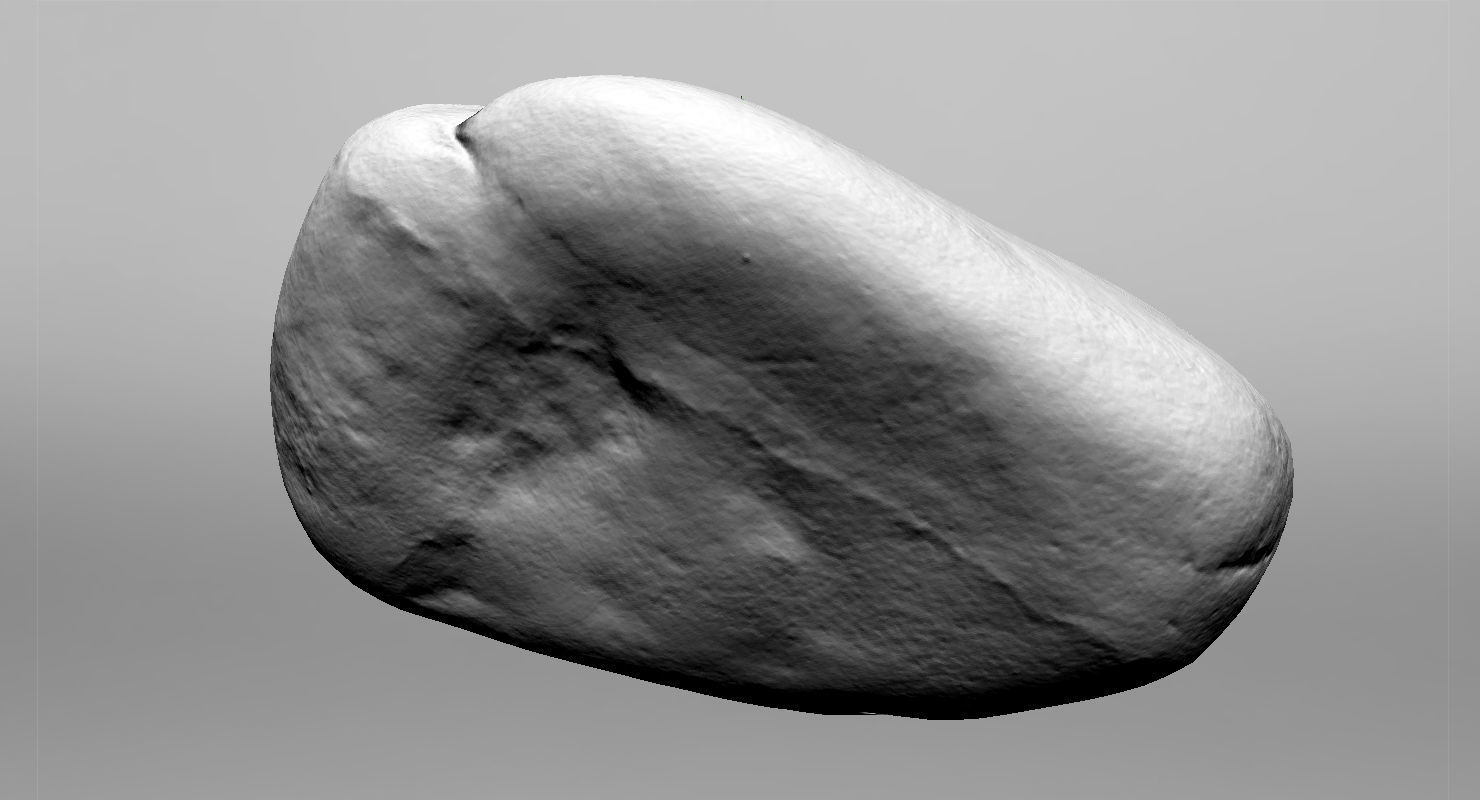 Generic Granite Rock 3D model_14