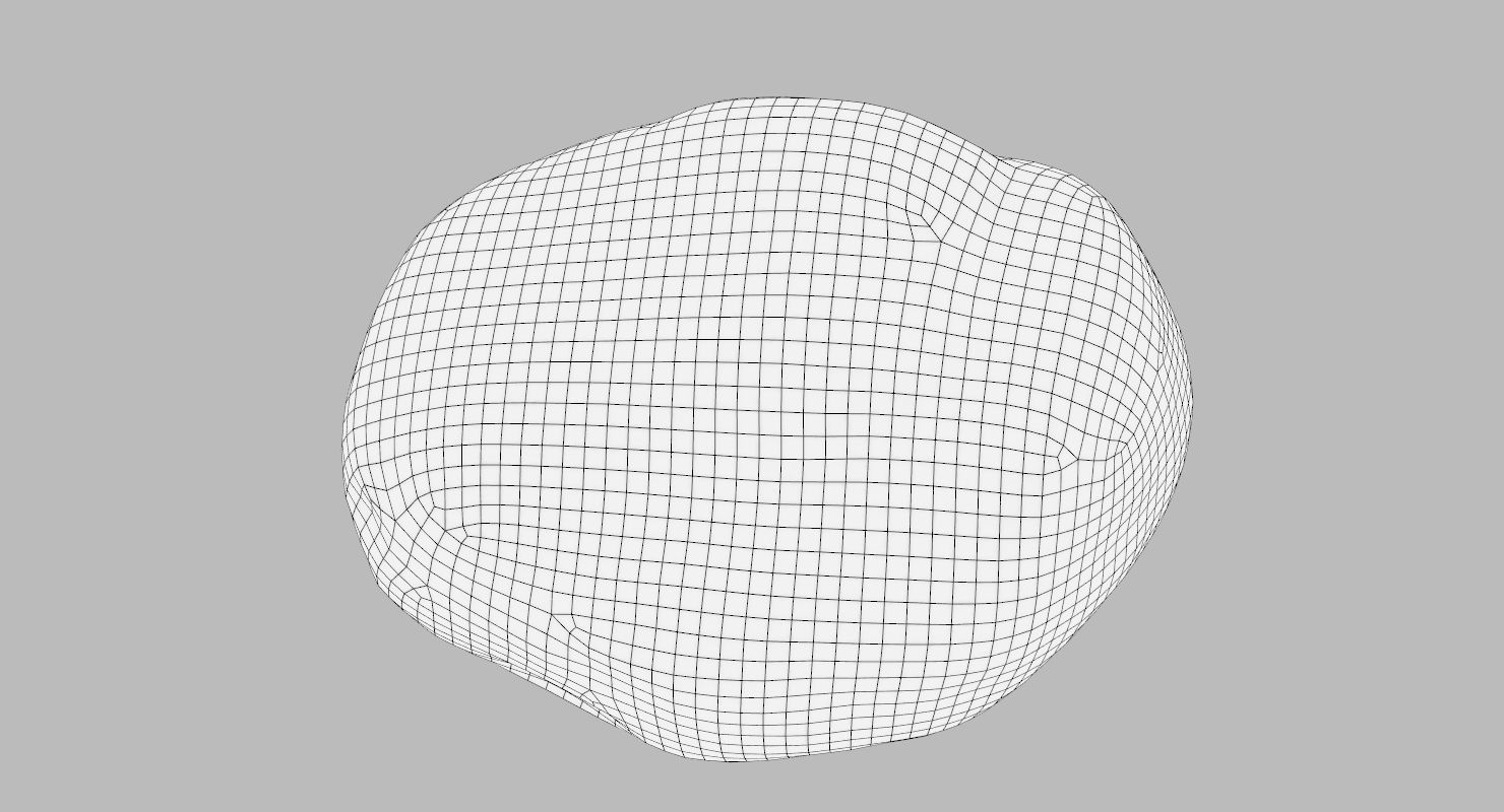 Generic Granite Rock 3D model_23