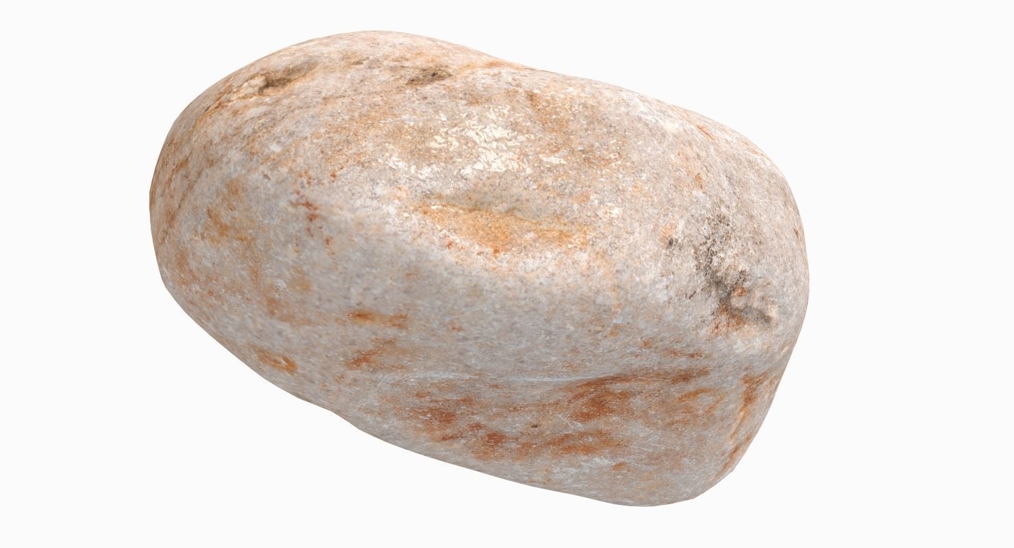 Generic Granite Rock 3D model_11