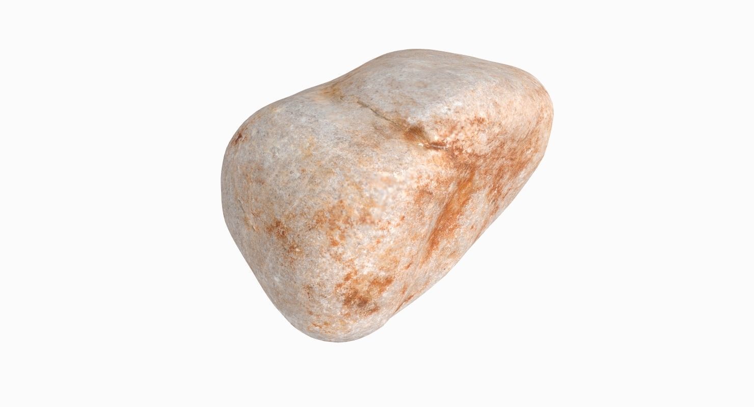 Generic Granite Rock 3D model_6