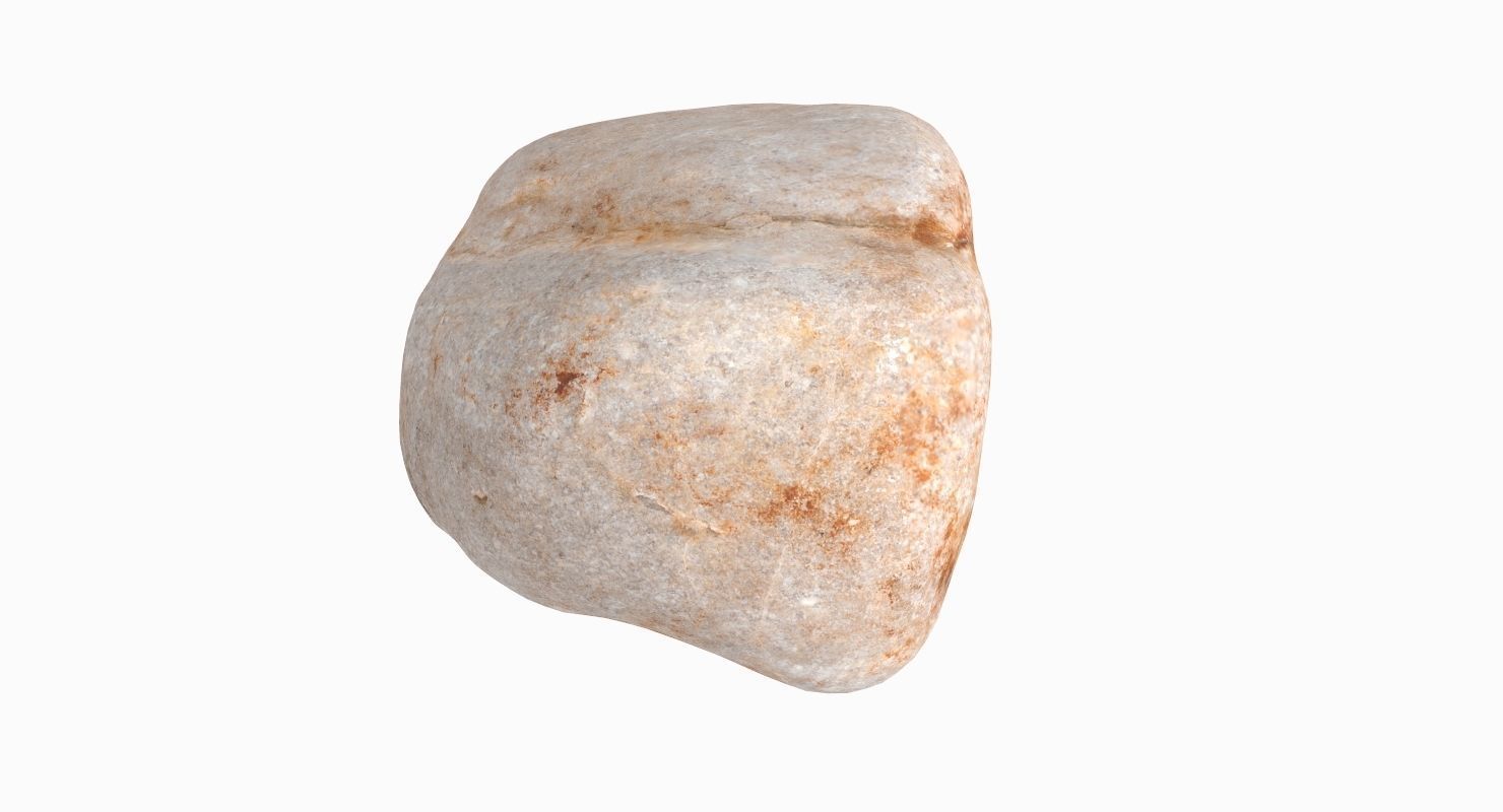 Generic Granite Rock 3D model_5