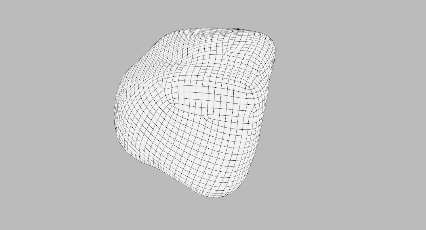 Generic Granite Rock 3D model_19